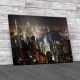 Night Panorama Of Hong Kong Canvas Print Large Picture Wall Art