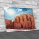 The Monastery In Petra Jordan Canvas Print Large Picture Wall Art